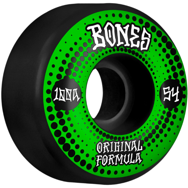 Bones - Originals 54mm V4 Wide Bones OG Formula Blk 100A