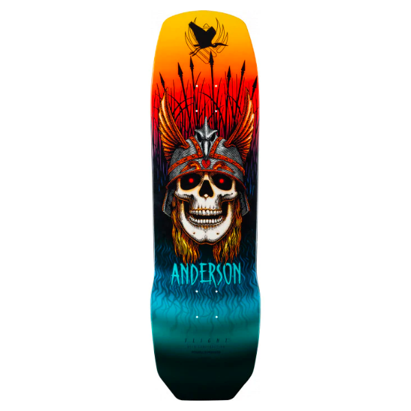 Powell Peralta - Pro Andy Anderson Heron FLIGHT® Skateboard Deck - Shape 290 9.13 x 32.8