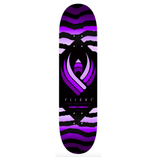 Powell Peralta - Safari FLIGHT® Skateboard Deck Purple - 8.5 x 32.08