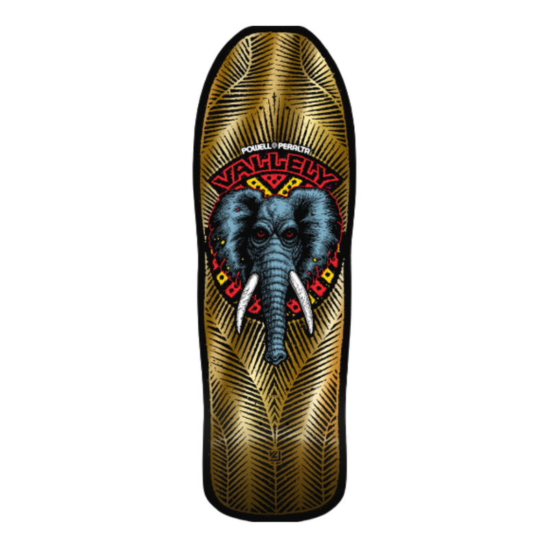 Powell Peralta - Vallely Elephant 10" Reissue Deck (Gold Foil)