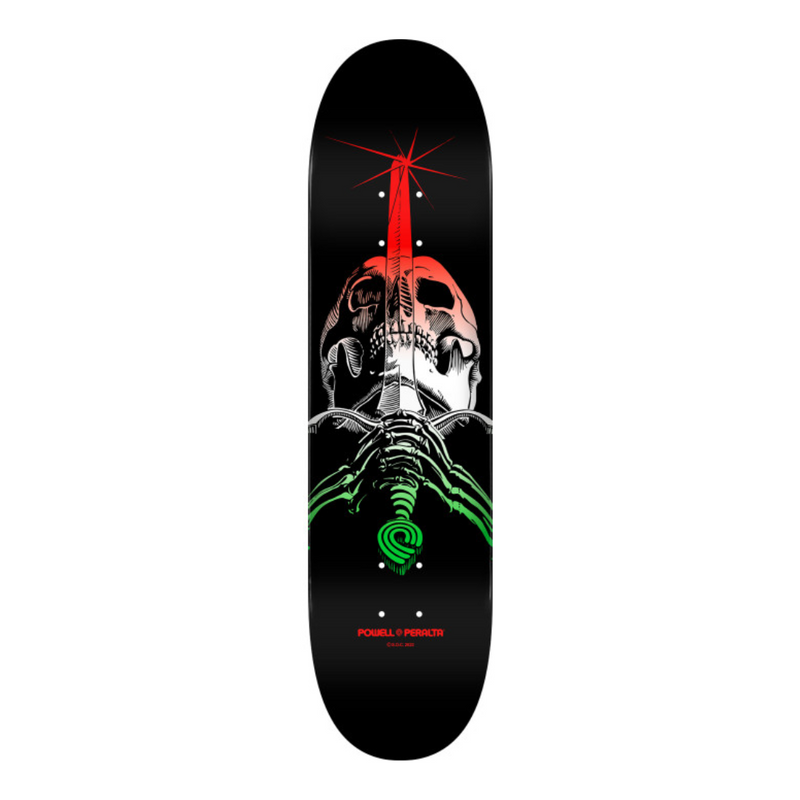 Powell Peralta - Skull & Sword 8.25" Deck (Green Fade)