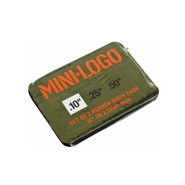 Mini Logo - Riser Pads 0.10" (Black)